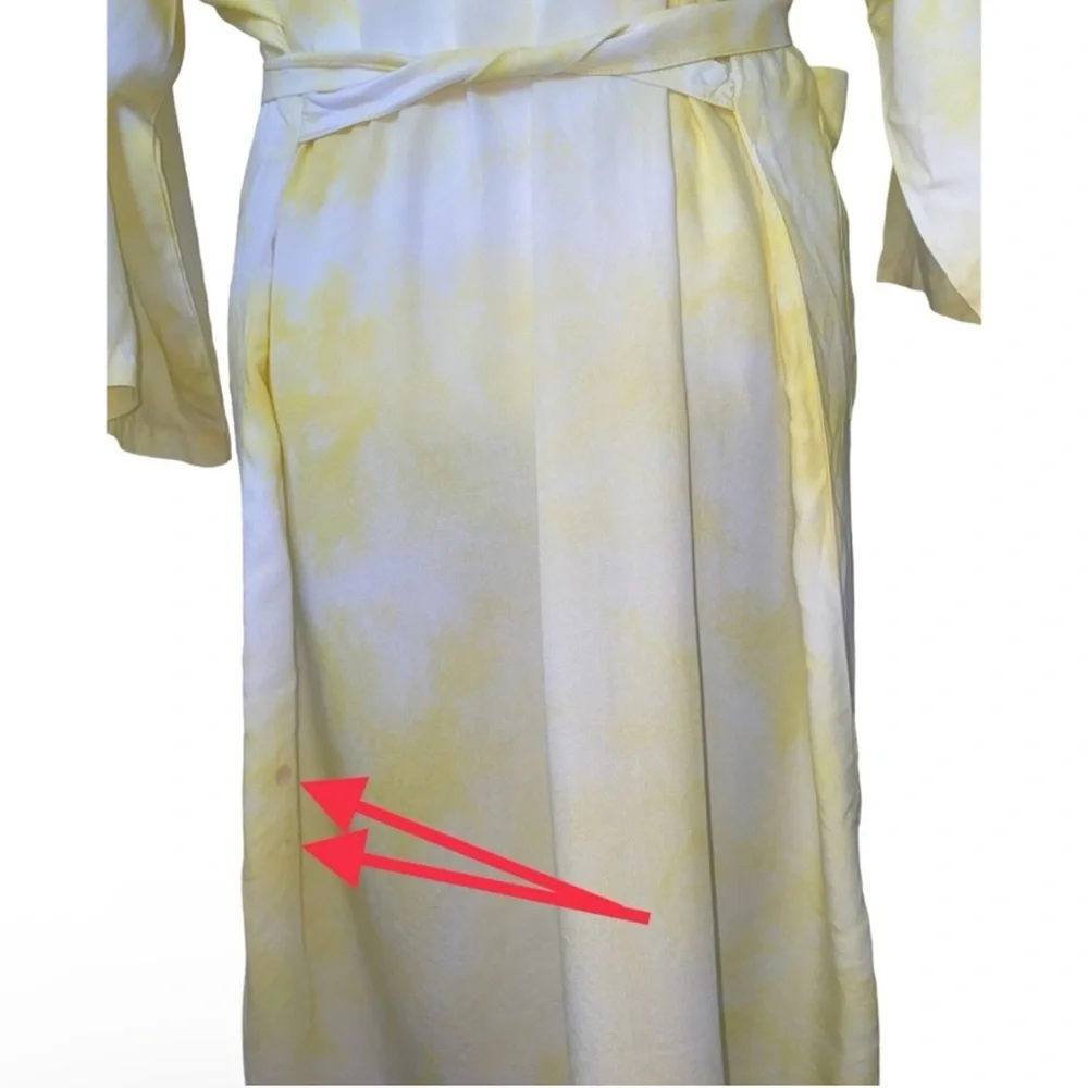 MOMO New York Yellow Tie Dye Kimono Robe | Yellow Robe